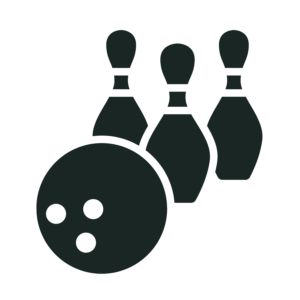 bowling icon black
