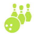 bowling icon green